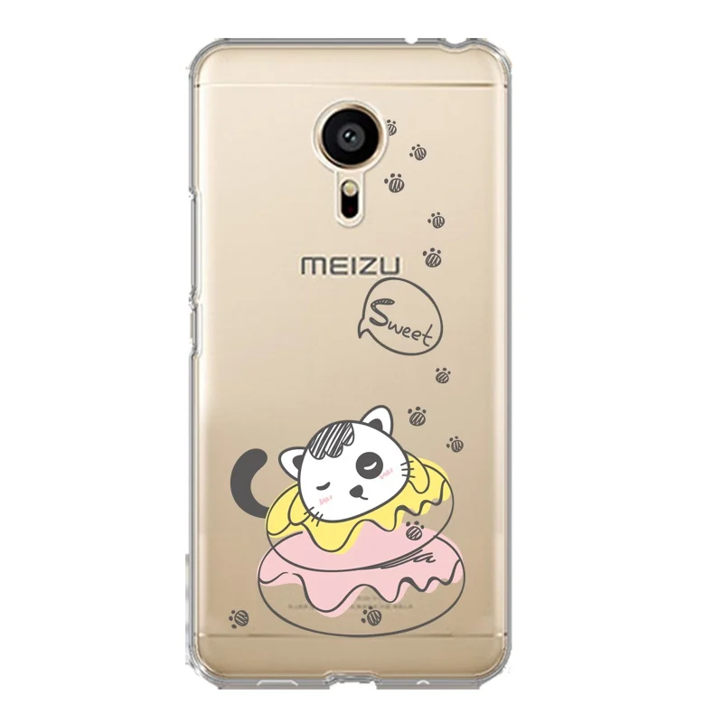 Princess Soft Clear TPU Phone Case For meilan MX6 pro6 U20 U10 A5 M5 M5S E E2 Monkey Printed Cat Shell Bags Cover Free Shipping | Мобильные