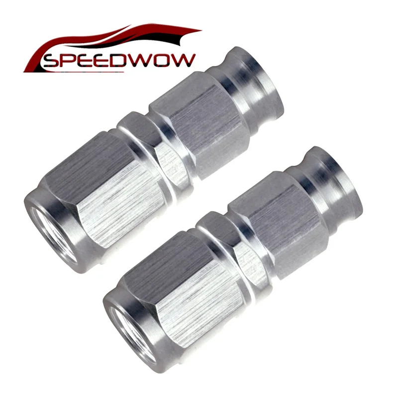 SPEEDWOW-2PCS AN3 -3AN нержавеющая сталь прямой тормозной поворотный шланг концы фитинги