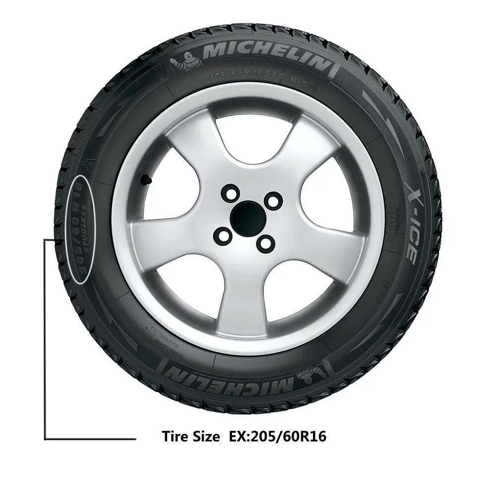 2 шт. зимняя Нескользящая универсальная черная износостойкая колесная шина