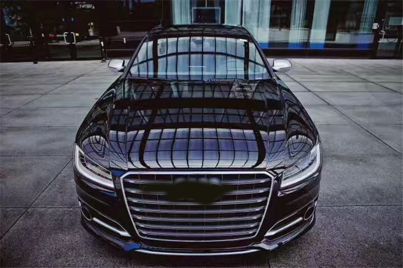 Для Audi A8D4 A8 D4 AUDI A8L 2011 2012 2013 A8L A8W12 боковое зеркало заднего вида Кепки серебристый матовый хром