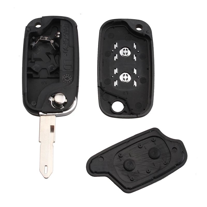 Чехол книжка Floding для Renault Clio Kangoo Megane Modus с необработанным NE73 206|flip key case|key shellflip |