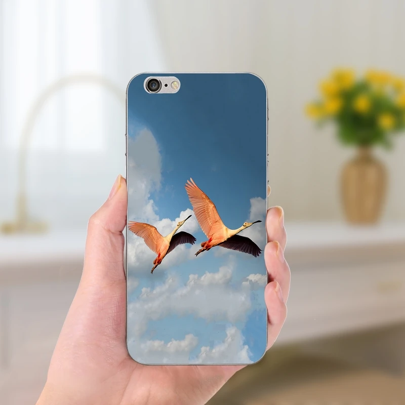 Красивые мягкие тонкие Чехлы для телефона из термополиуретана кремния чехол iPhone
