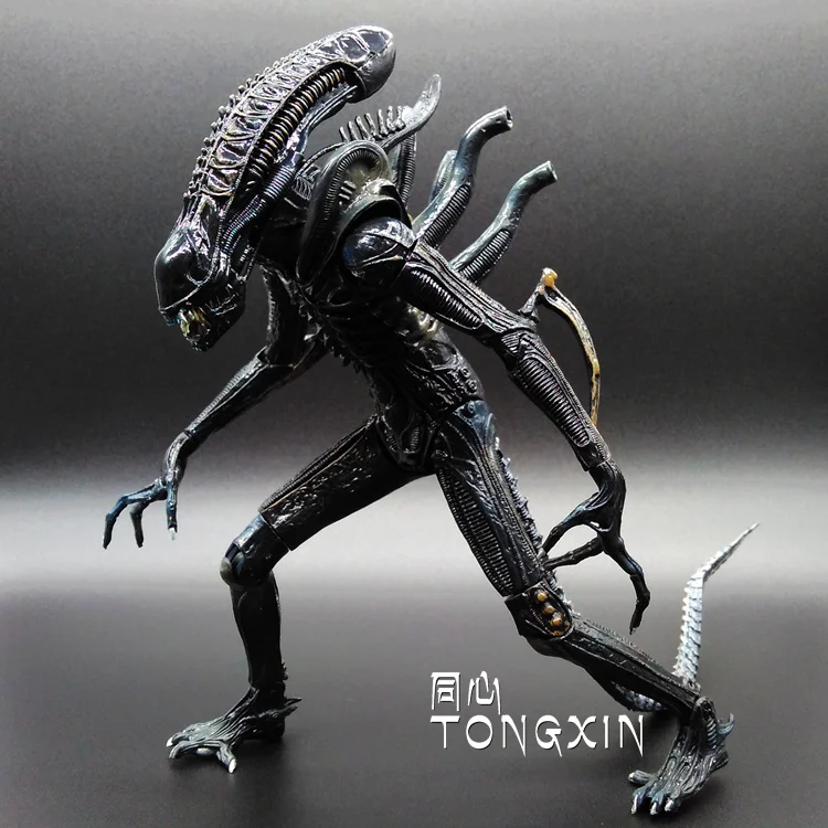 Инопланетянин NECA серии 8 Alien черный вариант Xenomorph собака &quotпластиковая фигурка