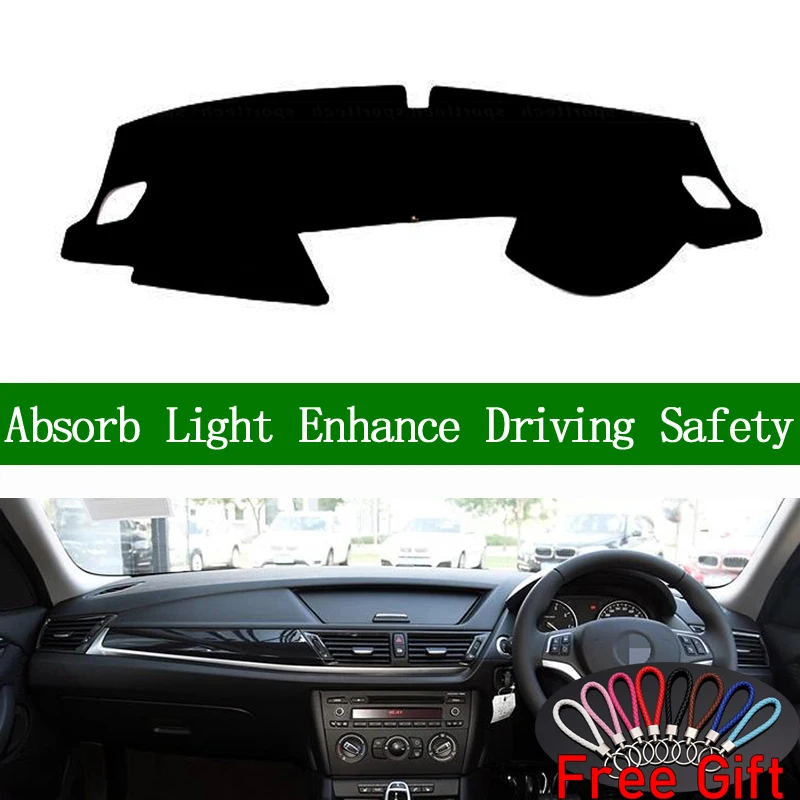 For BMW X1 2011 2012 2013 2014 2015 Right Hand Drive Dashboard Cover Car Stickers Sun Shade Dash Mat Carpet Interior Accessories |
