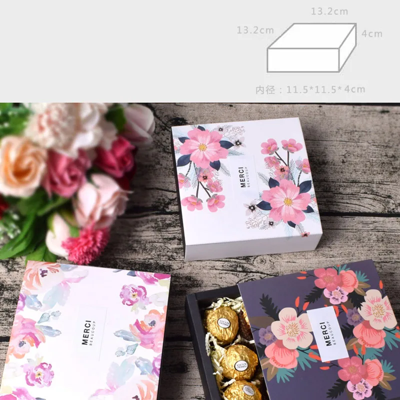 5 шт. Подарочная коробка для конфет шоколада|Подарочные сумки и упаковка| |