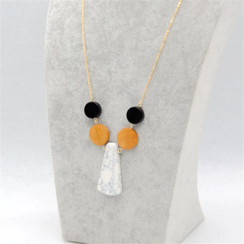 Бесплатная доставка модные новые женские ювелирные изделия из дерева и