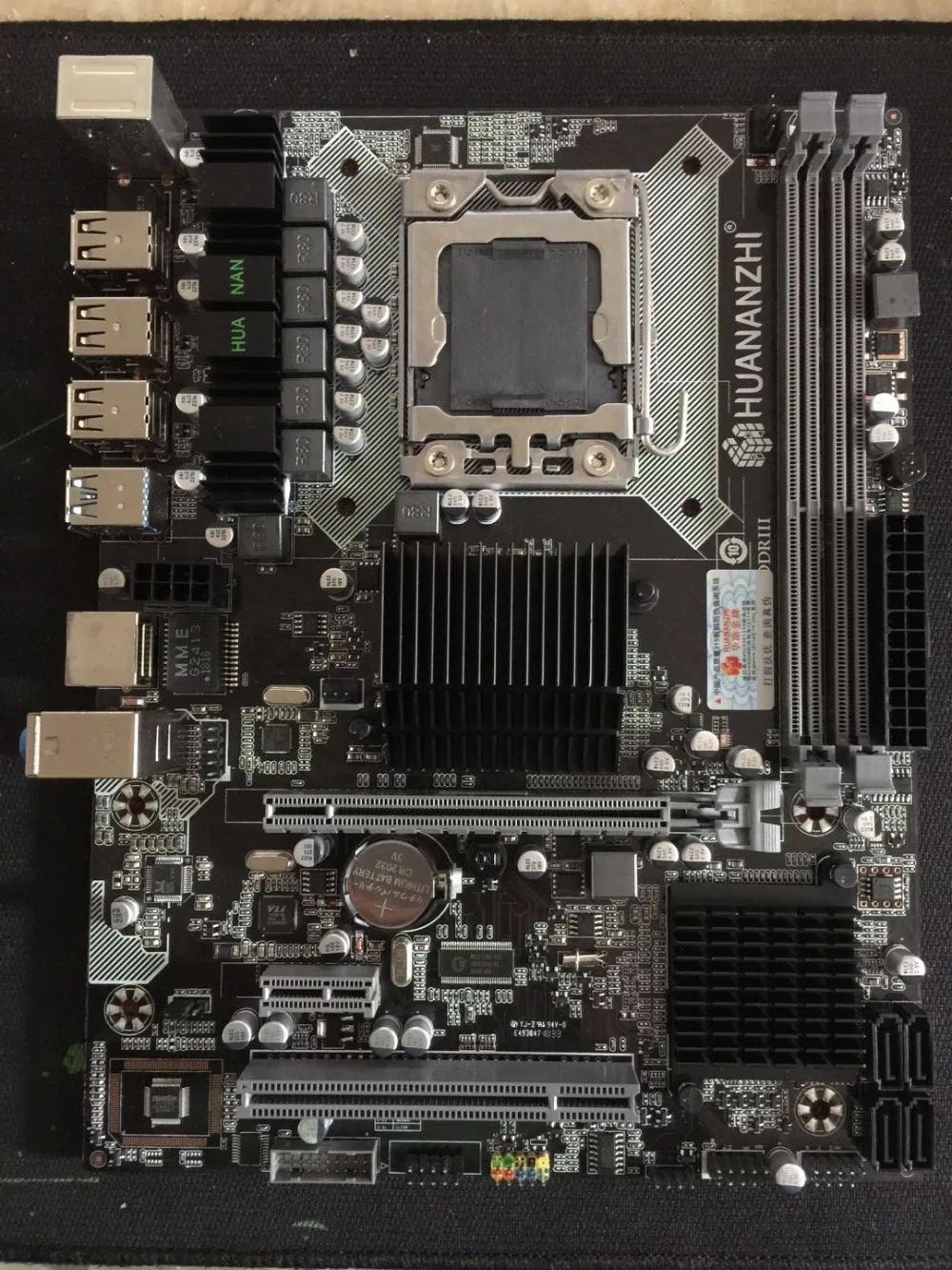 Kaufen HUANANZHI X58 Motherboard Combo Nach Maß Bauen Computer CPU Intel Xeon X5650 2,66 GHz 2*8G 16G RAM REG ECC 2 Jahre Garantie