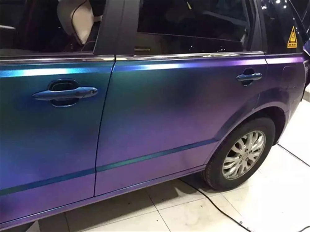 Хамелеон бирюзовая виниловая наклейка листы автомобильная пленка без пузырьков