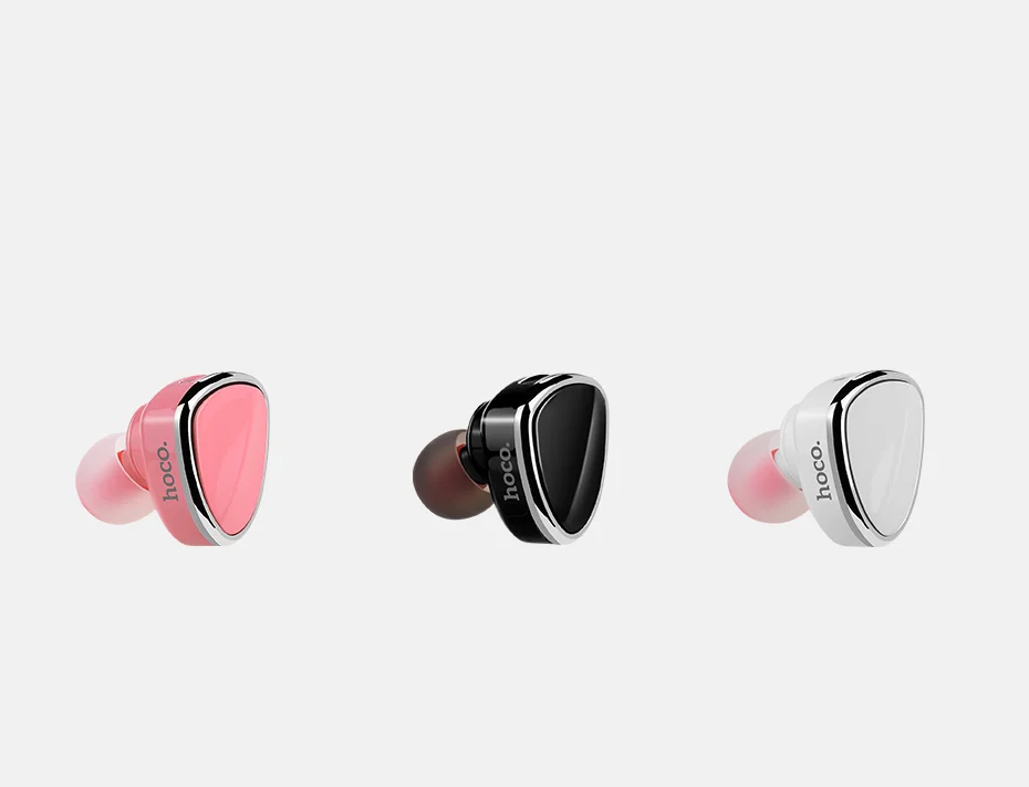 Hoco невидимые наушники музыкальные Bluetooth вкладыши мини беспроводные с микрофоном