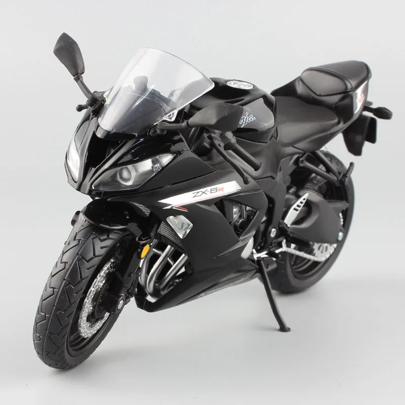 1:12 Масштаб Мини Кавасаки ниндзя ZX-6R спортивный велосипед металлический мотоцикл литье под давлением Спортивная шоссейная Модель Коллекция автомобилей игрушка для детей