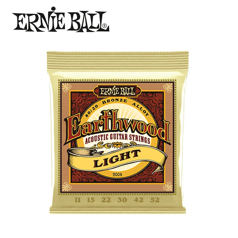 Ernie Ball Earthwood Струны для акустической гитары 80/20 Из бронзового сплава 2002 2003 2004 2006 2008