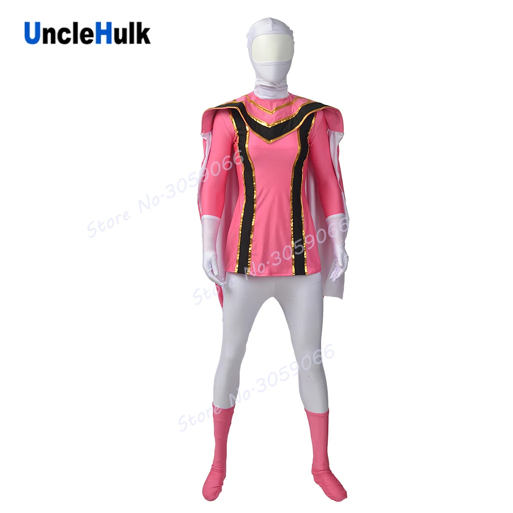 Мистик Сила Розовый магирангер спандекс Косплей Костюм | UncleHulk|Костюмы из фильмов