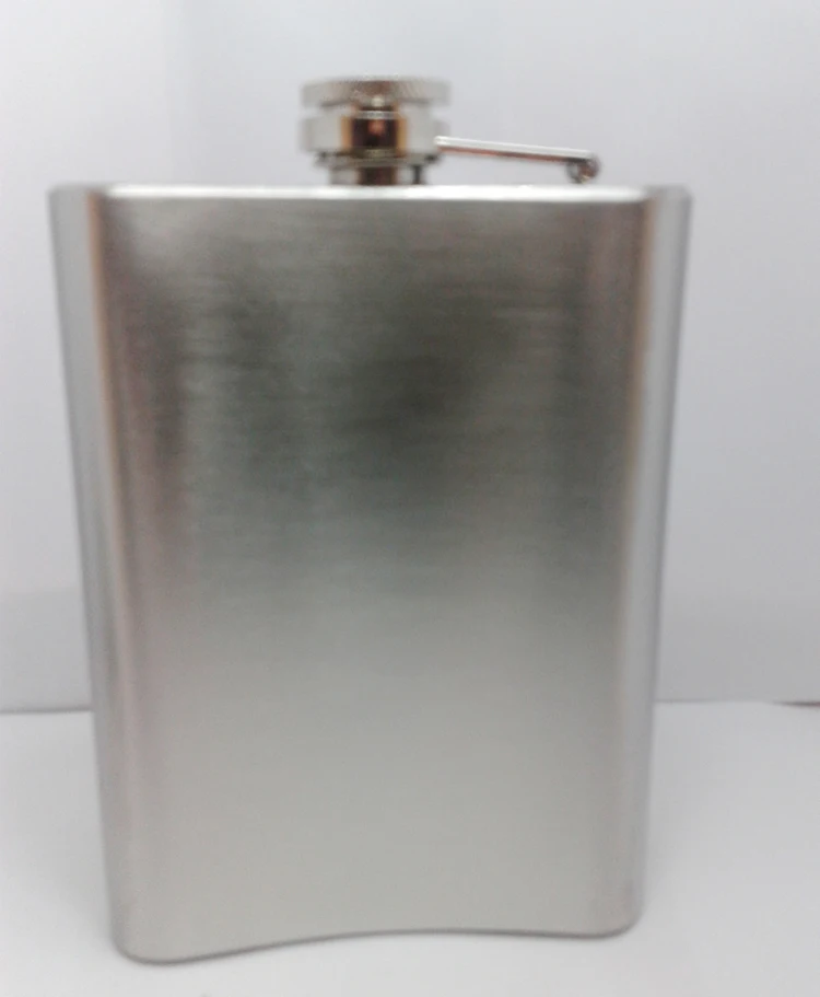 50 шт./лот 8 унц. портативный нержавеющей стали бутылки вина с воронкой хип колбу