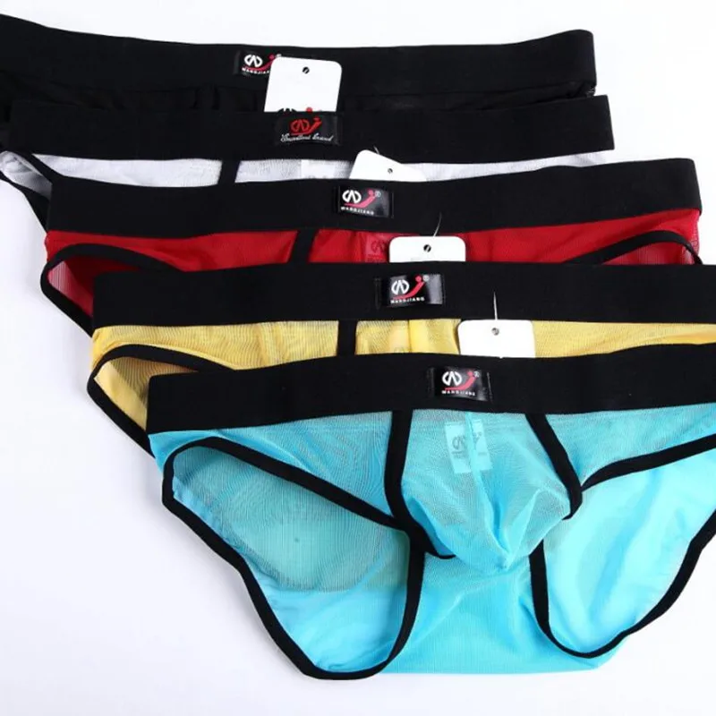 Мужское нижнее белье сетчатые прозрачные трусики мужское сексуальное