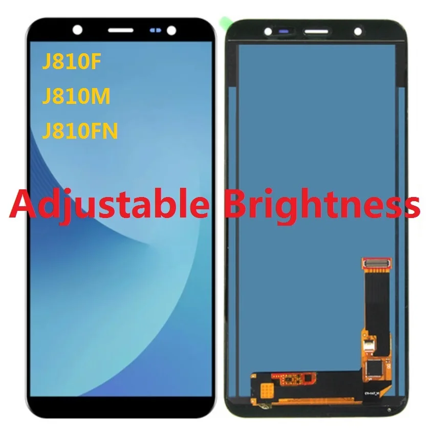 Сенсорный ЖК дисплей с цифровым преобразователем для Samsung Galaxy J8 2018 J810F SM J810FN | Отзывы и видеообзор