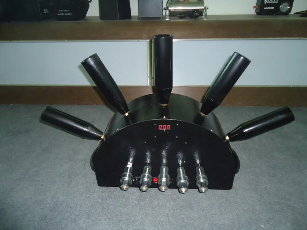 Новое поступление 2015 пятипальцевая CO2 Cannon 90 в/240 в Высококачественная сценическая