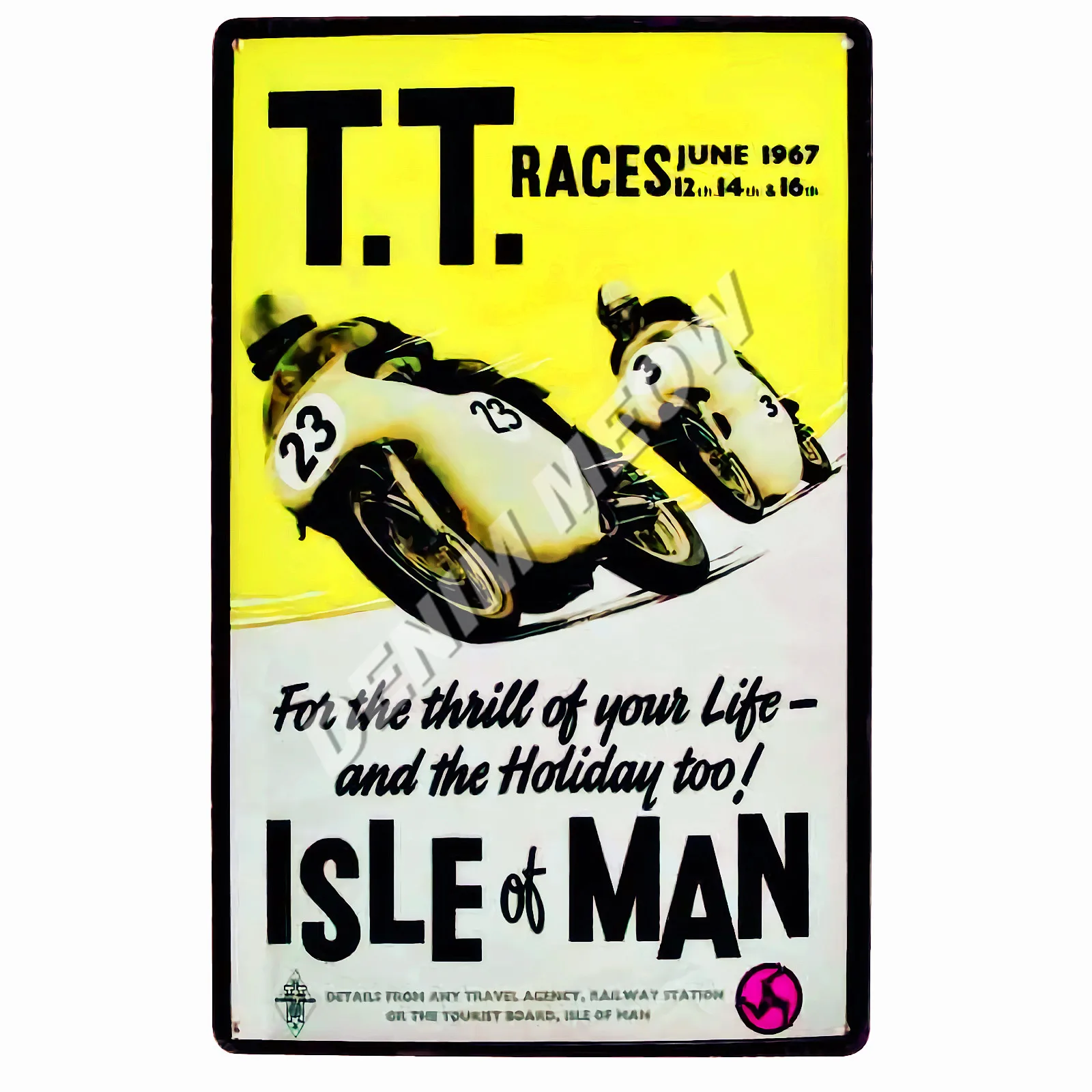 14 Ретро TT Isle of Man металлические знаки Norton мотоциклы гонки табличка Винтаж Искусство Живопись тарелки Паб Бар Гараж магазин домашний декор WY59 - Цвет: 14