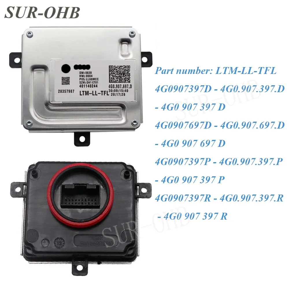 Новые светодиодные фары A3 III 4G0907697D дневные ходовые огни 401140244 LTM LL TFL ДХО модуль