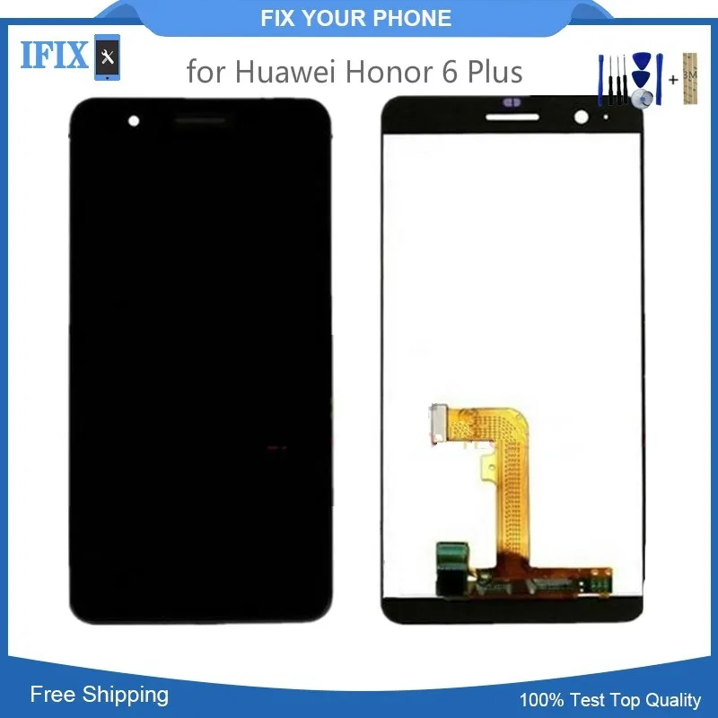 10 шт./лот ЖК дисплей совместимый для Huawei Honor 6 Plus honor6 plus в сборе сенсорный экран