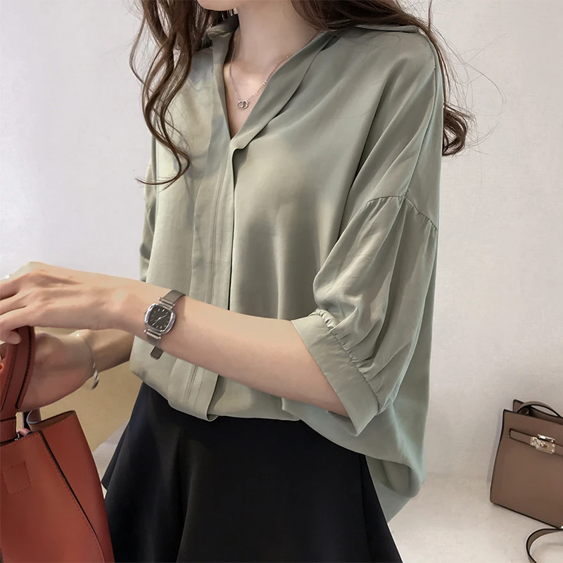 Blusas Femininas 2018 Новая повседневная рубашка блузки женские топы и свободные кофты