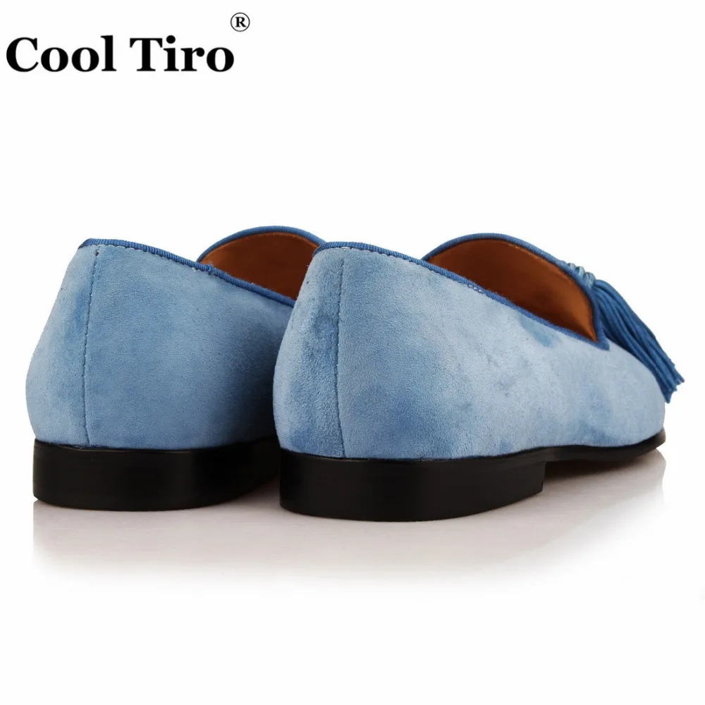 Стильные мужские лоферы Tiro Замшевые слипоны с кисточками свадебная модельная