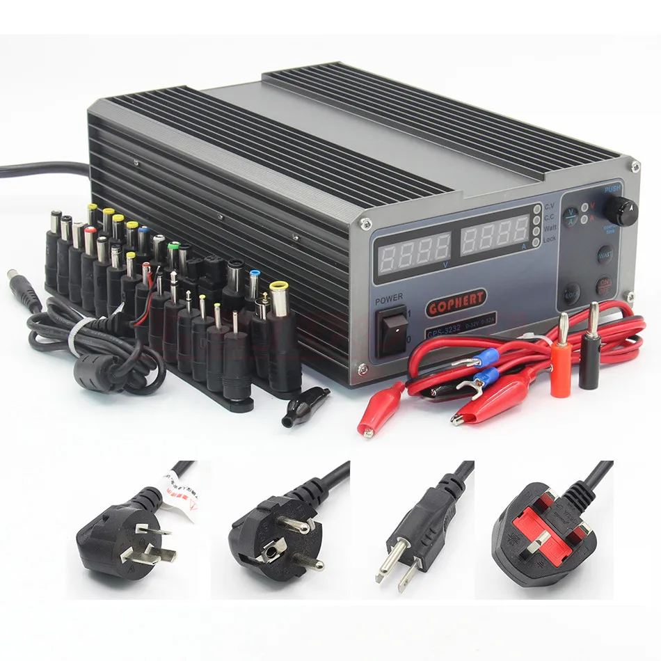 CPS-3232 32V 32A прецизионный PFC компактный цифровой Регулируемый источник питания постоянного тока лабораторный источник питания(220Vac EU US UK AU