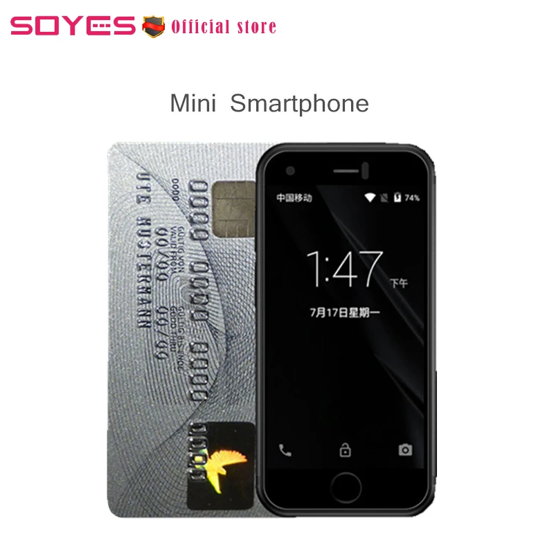 Смартфон Soyes 7S разблокированный на Android 2 54 дюйма высокое разрешение Quan Core 1 ГБ ОЗУ 8