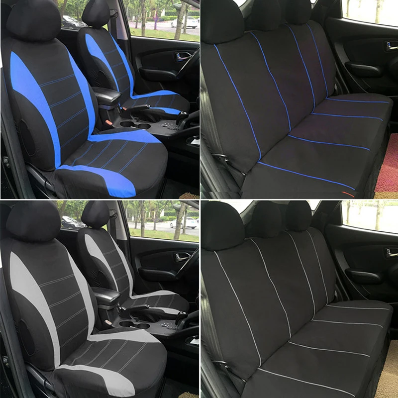 9pcs set Full Car seat cover covers protector universal auto Interior accessories for honda accord 7 8 9 civic fit | Автомобили и