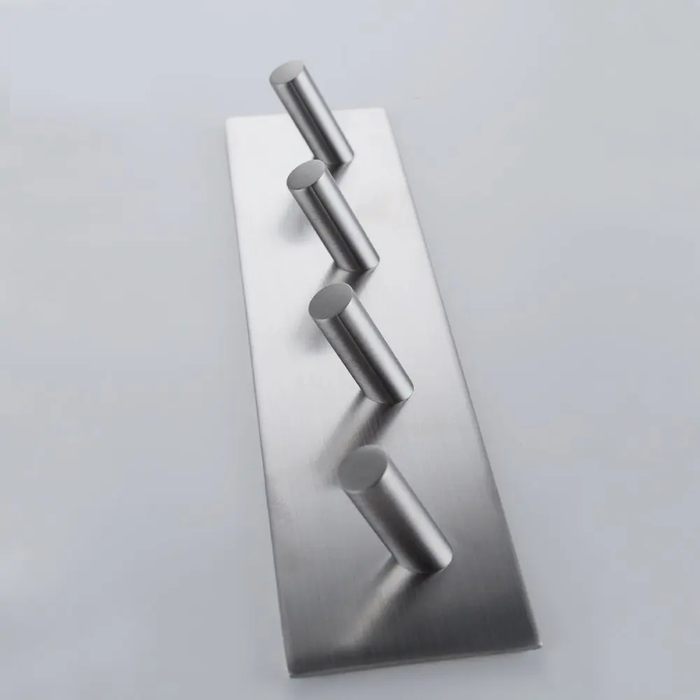 

Coat and Robe Hook Rack/Rail Wall Hooks Key Holders Hangers 3M Adhesive 07-031