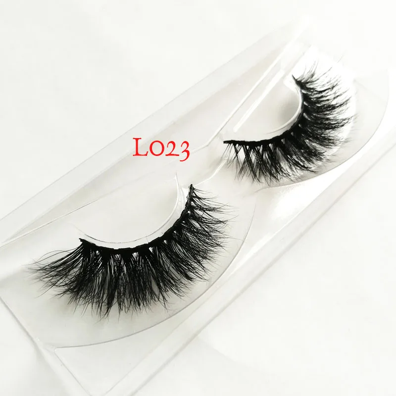 3D Искусственные норковые ресницы на заказ/индивидуальный логотип приемлемые