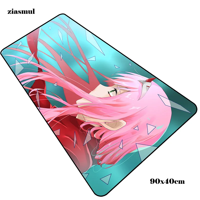 size900x400x2mm Коврик для мыши darling in the franxx 900x400x2 мм коврики рождественские подарки коврик для компьютерной мыши игровые красочные игровые коврики и чехлы pc gamer - Цвет: size900x400x2mm