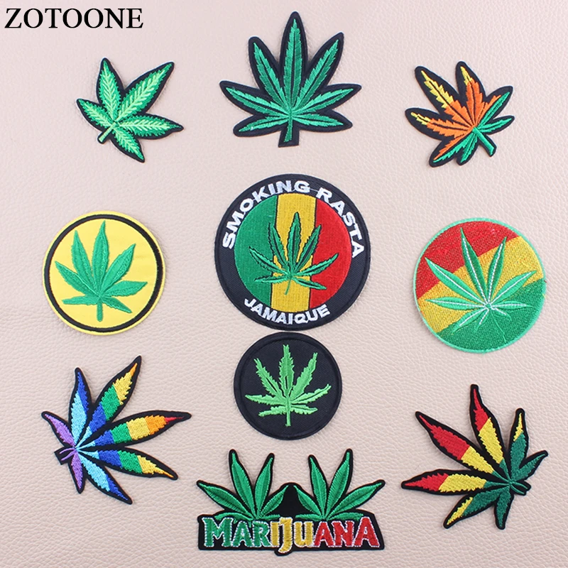 ZOTOONE красочные нашивка лист горячего расплава клейкая одежда нашивки с полосками