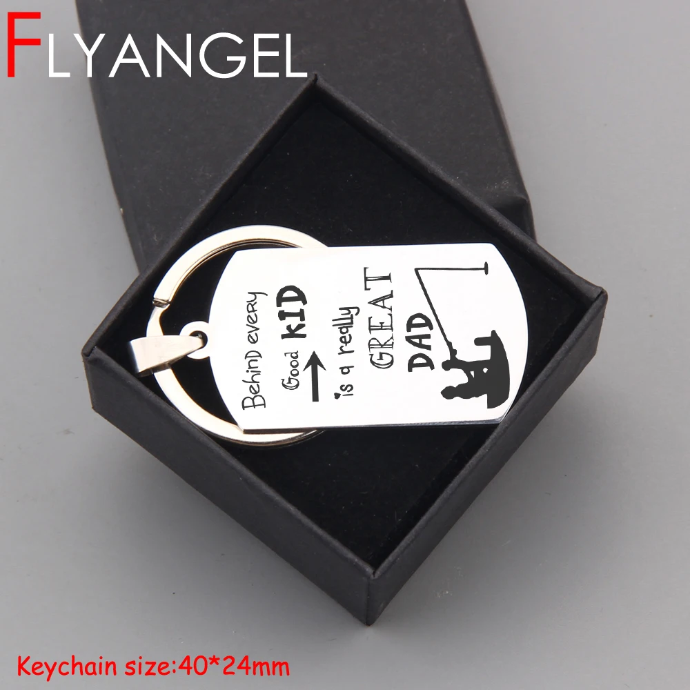 FLYANGEL новый стиль подарок на день отца с гравировкой хороший ребенок