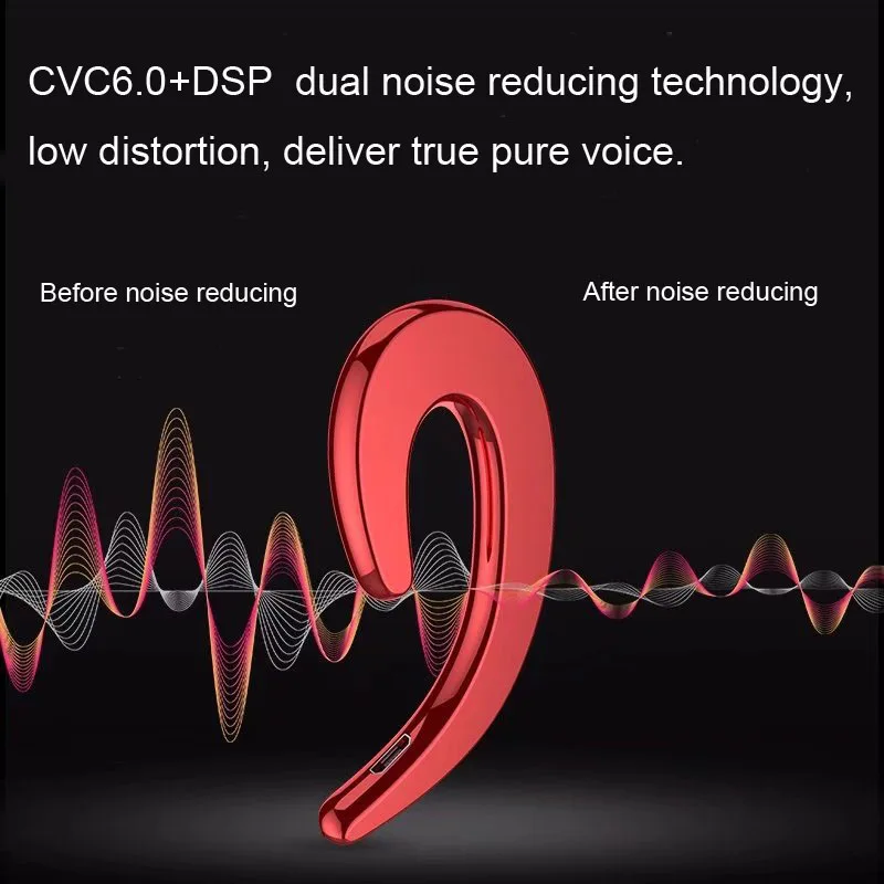 Беспроводные наушники Bluetooth V4.1 с костной проводимостью стереонаушники для