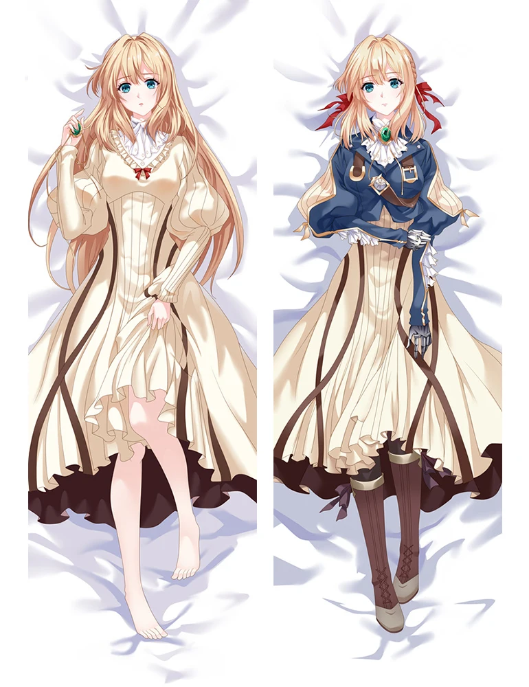 2017 August update японский аниме фиолетовый Evergarden Cattleya Baudelaire Подушка Dakimakura чехол Чехол