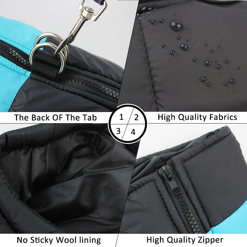 Warm Winter Dog Pet Puppy Vest Jacket Chihuahua Clothing Coat Thickening Waterproof Medium Large Dogs 4 Colors S-5XL | Дом и сад