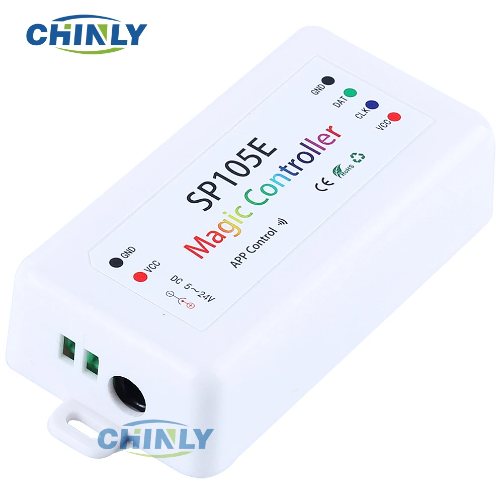 Bluetooth Приложение iOS Android светодиодный контроллер пикселей DC5-24V для WS2811 WS2812B APA102 SK6812 индивидуально адресуемых полосы света