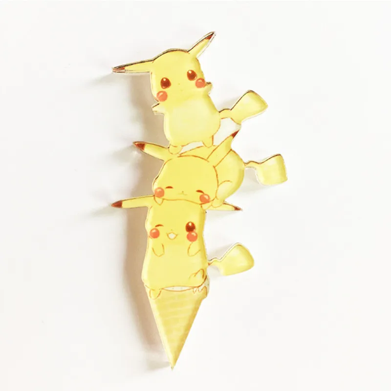1 шт. каваи пика акриловый значок животное в кармане персонаж брошь Harajuku