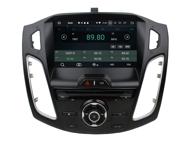 Автомобильный dvd gps навигатор 9 &quot one din android 10 для ford focus 2012 2013 2014 с восьмиядерным