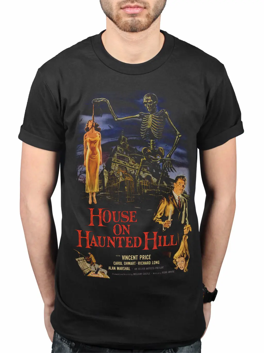 Официальный план 9 дом на холме с привидениями Новая графическая футболка