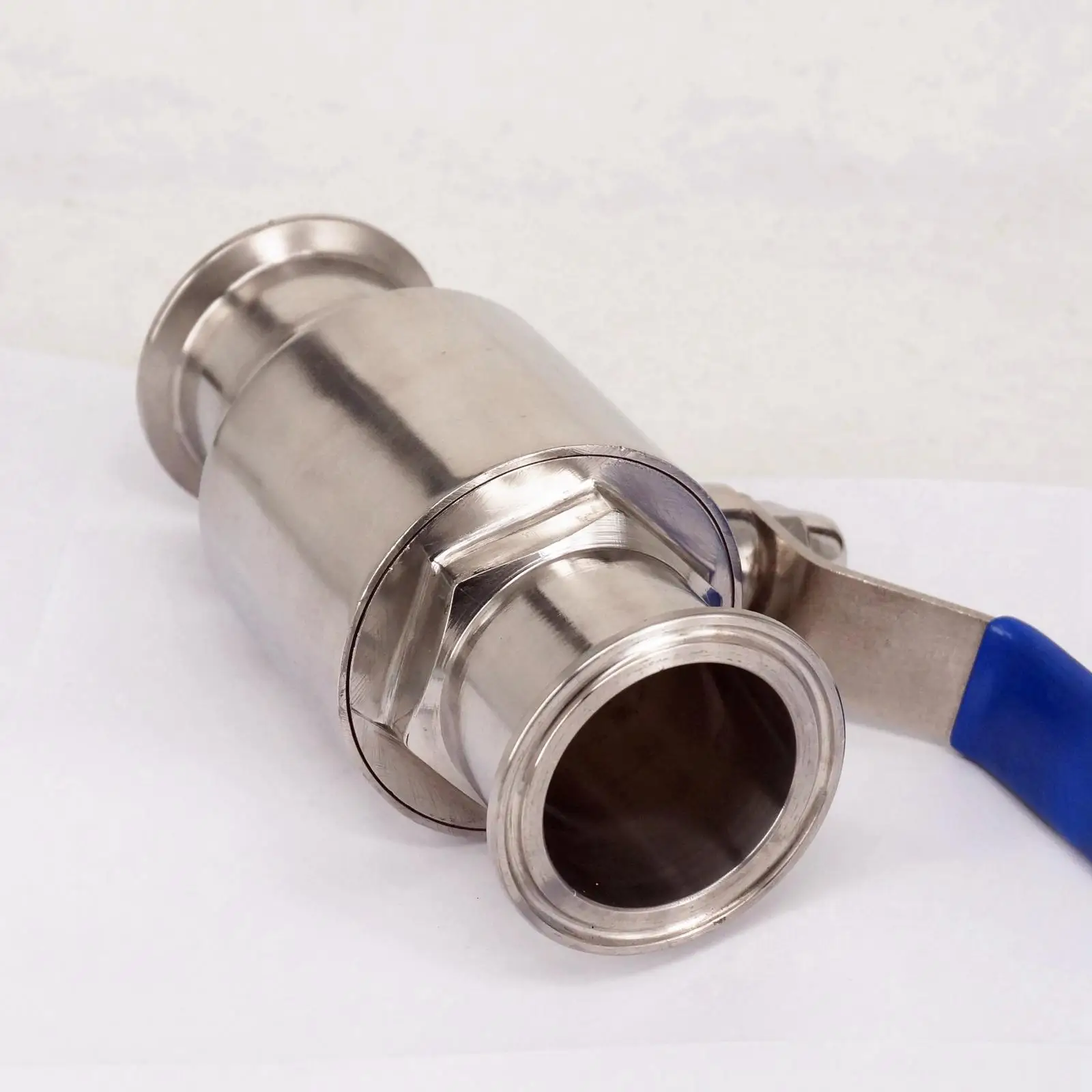 2 &quot51 мм 304 санитарный шаровой кран из нержавеющей стали три зажима Тип