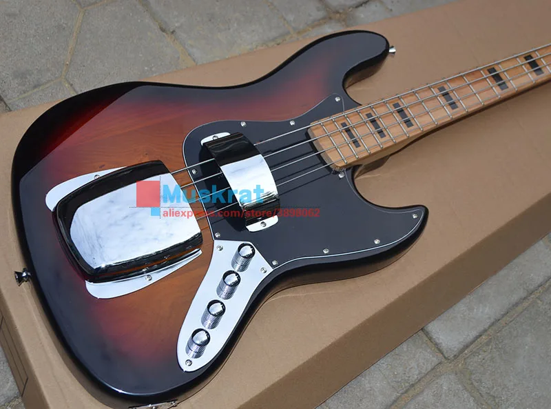 Free shipping Electric bass 3TS iron covering factory direct sales can be customized | Спорт и развлечения
