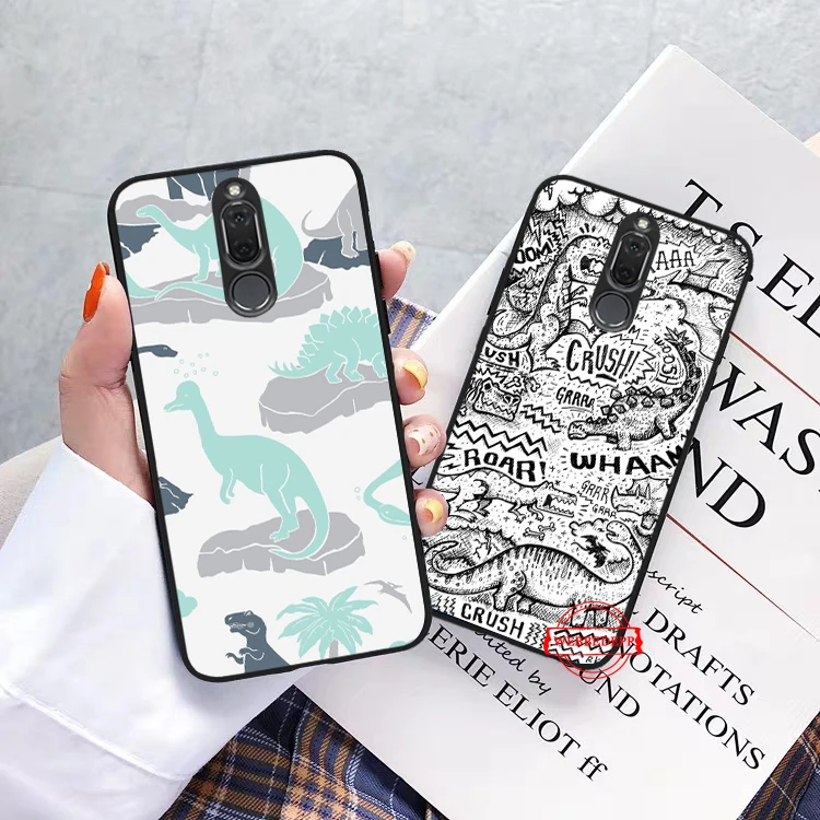 Силиконовый чехол в стиле ретро с динозавром для Huawei Mate 10 Pro 20 30 Lite Nova 2i 3 3i 4 Y5 Y6 3018 Y7