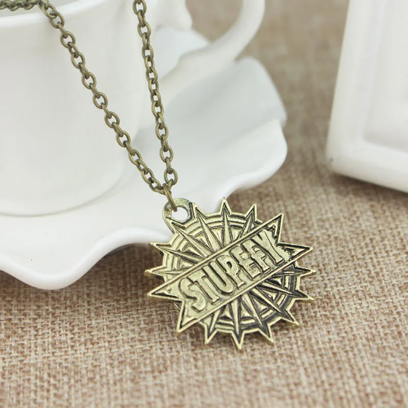 Модное ожерелье с надписью фантастические животные и где их найти длинная цепь