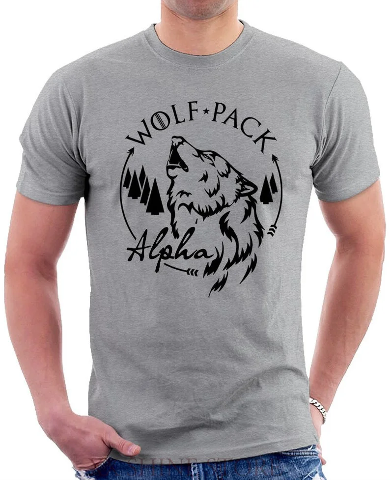 Wolf pack Alpha wolf Dad Футболка мужская футболка унисекс подарок на день рождения idea