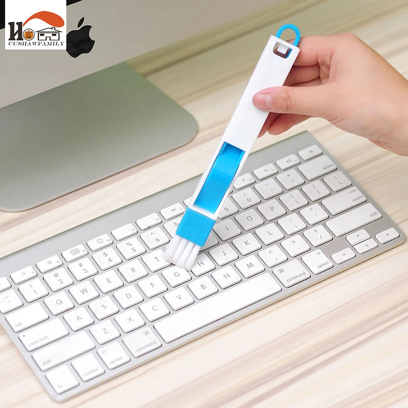 Многофункциональная щетка для окон 2 в 1 с выдвижным ящиком и клавиатурой