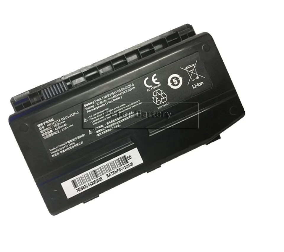 JIGU 10 8 V 47.52WH 7550830-160201791 BATRNFSV12-3100 Оригинальный аккумулятор для ноутбука MECHREVO MR X6