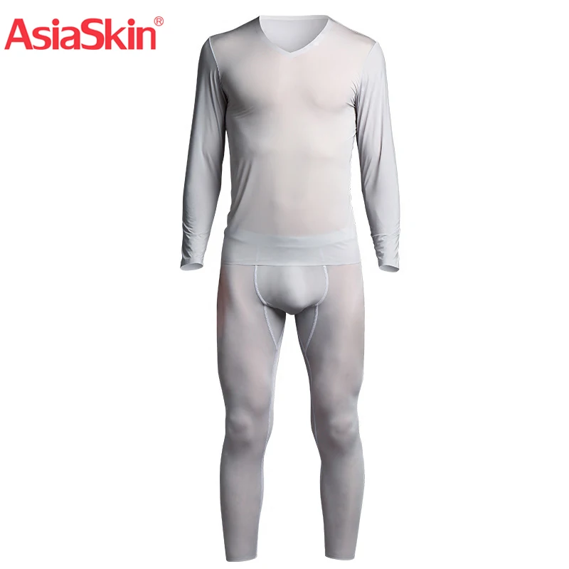 Asiaskin 2019 мужские кальсоны нижнее белье набор для мужчин Roupa Termica нейлоновые