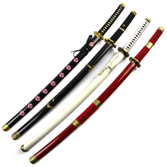 Цельный роророноа Зоро аниме косплей реквизит деревянный меч нож лезвие Оружие