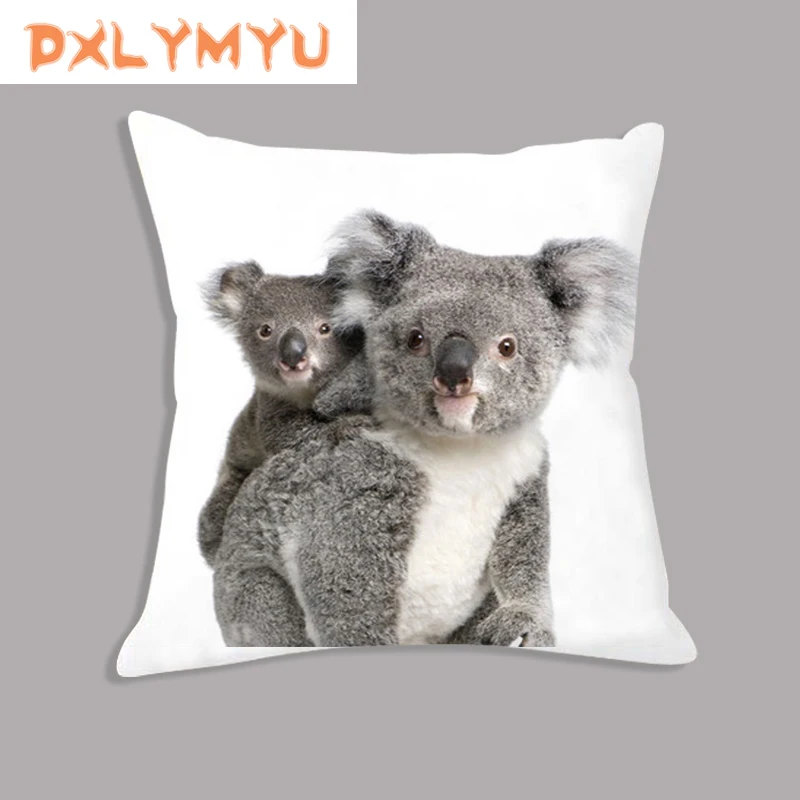 Плюшевая подушка милая декоративная Koala для дивана домашнего декора 45 см x